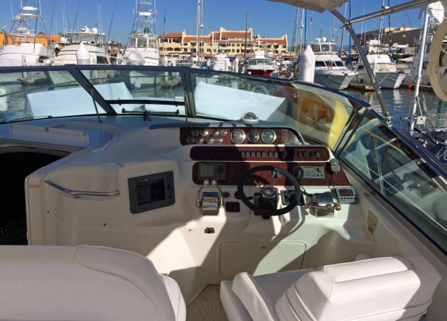 Cuadro de mandos del barco